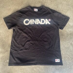 RARE VINTAGE 2000s 90s HUDSON APPAREL CANADA OLYMPIC GRAPHIC TEE